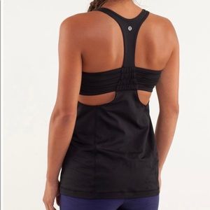 Lululemon Turbo Tank, Black size 8